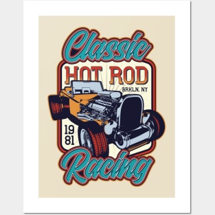 Classic Hot Rod Racing Brooklyn 1981 Posters and Art